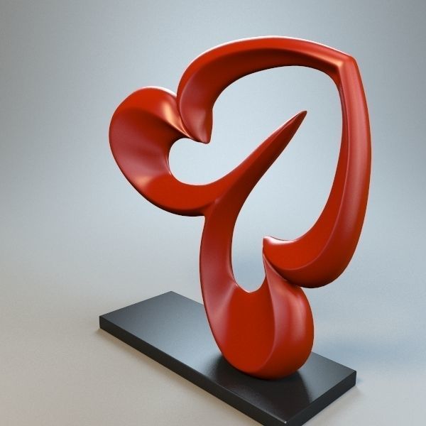 Abstract Figure m031 P 3D print model_2