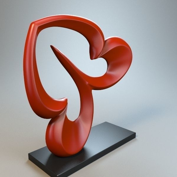 Abstract Figure m031 P 3D print model_1
