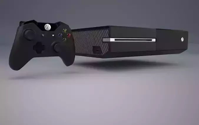 XBOX One Low-poly 3D model