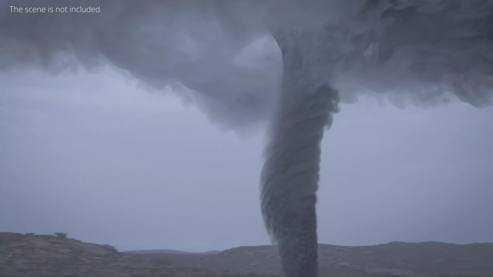 Severe Weather Tornado Funnel VDB for Blender 3D model