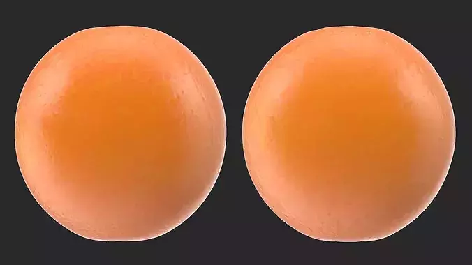 Whole Ripe Orange 3D model 5