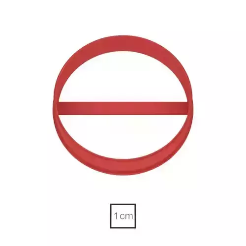 Circle for the dough round form for cakes 60 mm cookie cutter