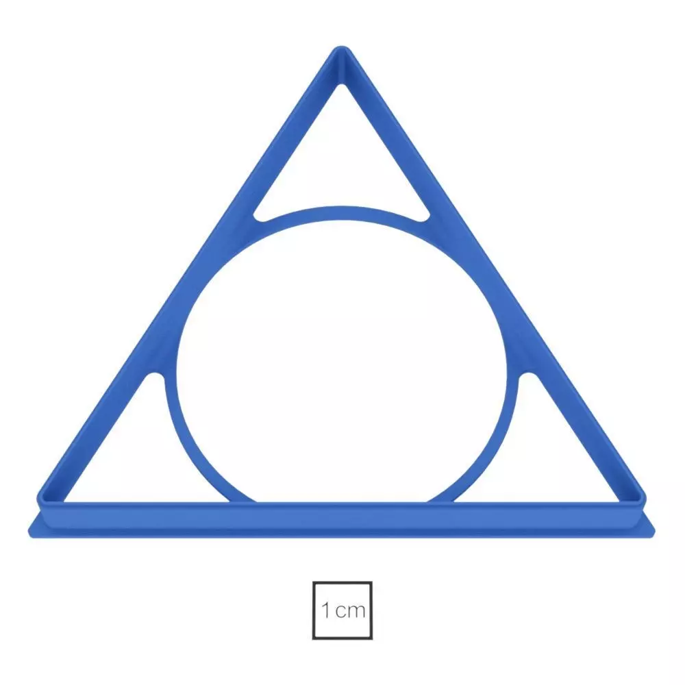 Equilateral triangle 120 mm cookie cutter for professional Free 3D print model_0