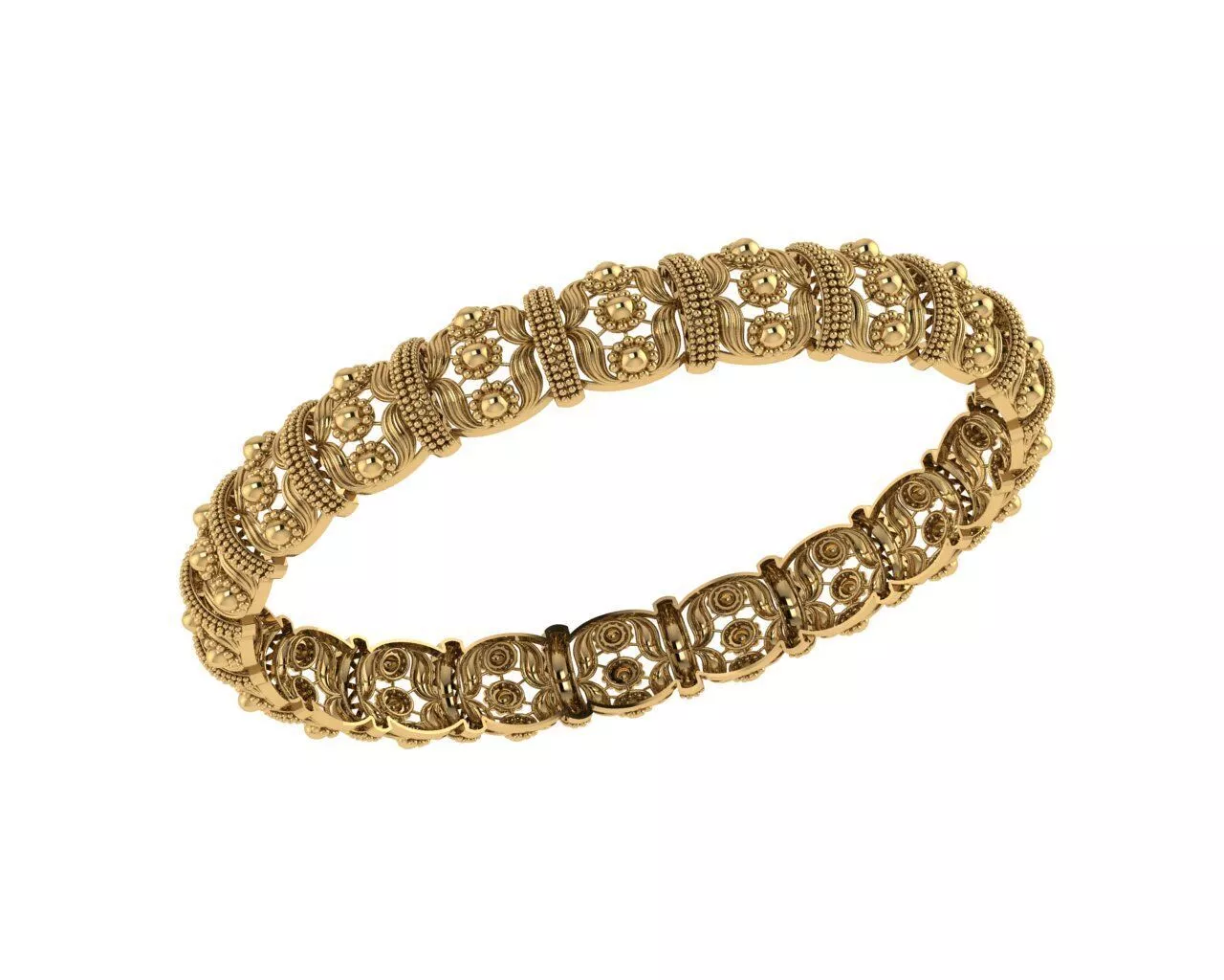 Indian Traditional Bracelet 3D print model