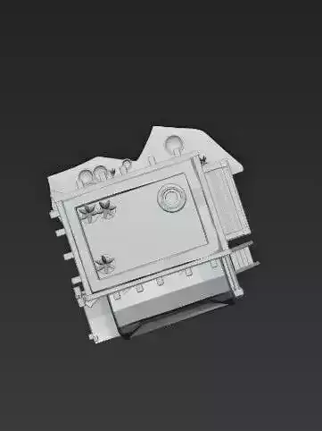 Middle Eastern Bazaar Food Shop 3D Model 3D print model 4