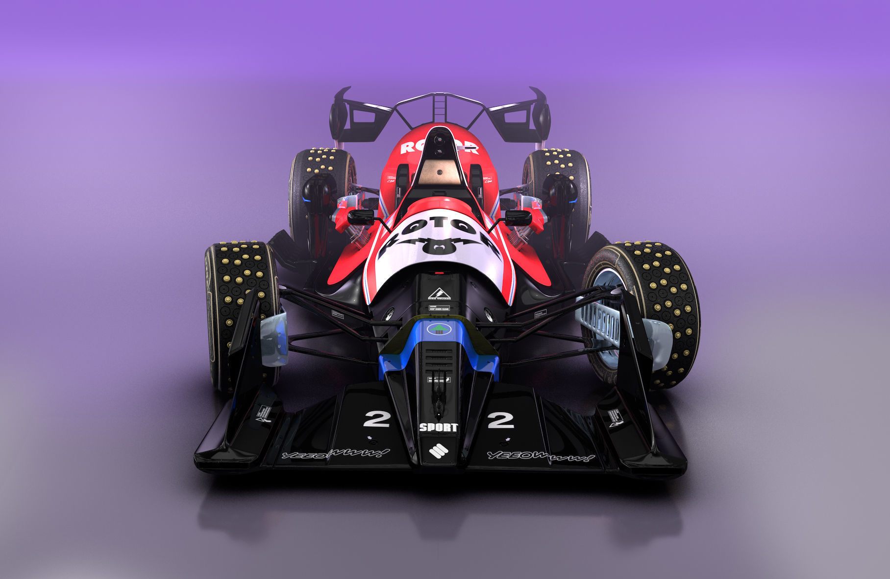 Rotor Racer Soot Free Team 3D model | CGTrader