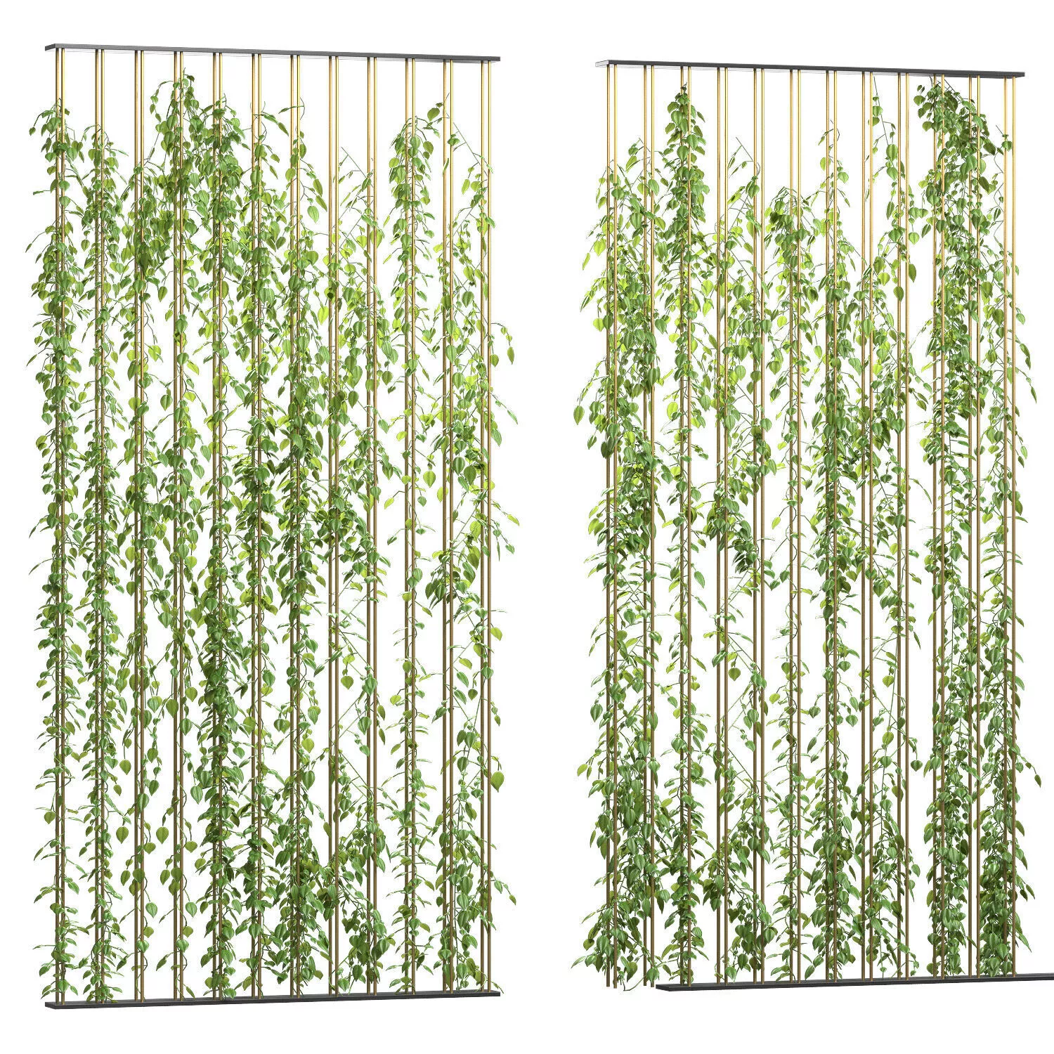 Composite partitions made of leaves 3D model