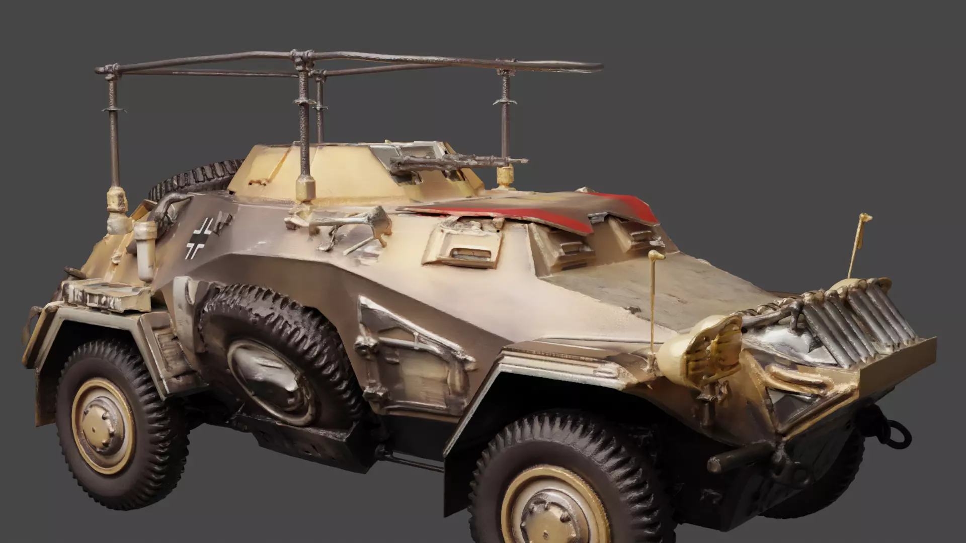 SdKfz 223 3D print model