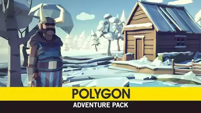 POLYGON - Adventure Pack Low-poly 3D model