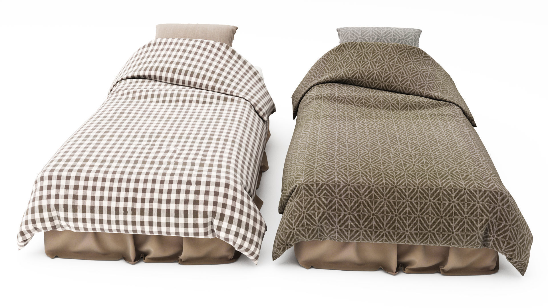 Bed collection 49 3D model_5