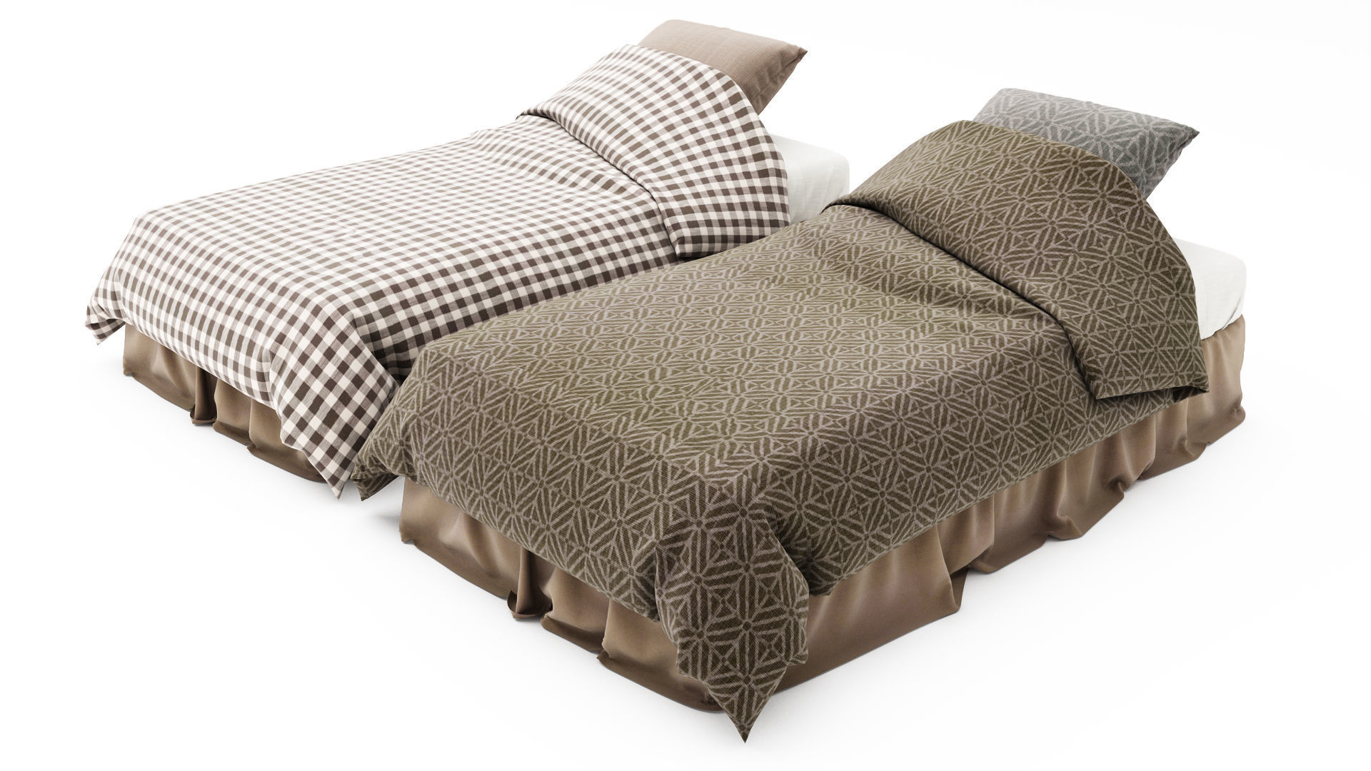 Bed collection 49 3D model_3