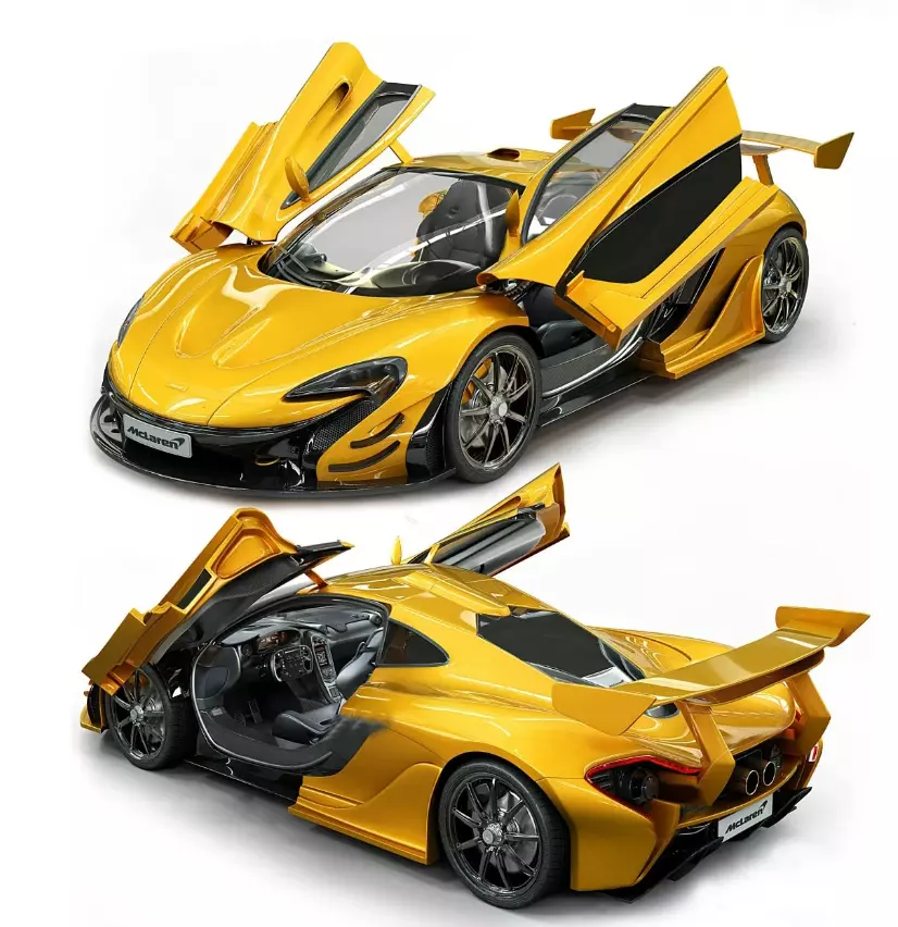 McLaren 3D MAX Models Pack Free 3D model