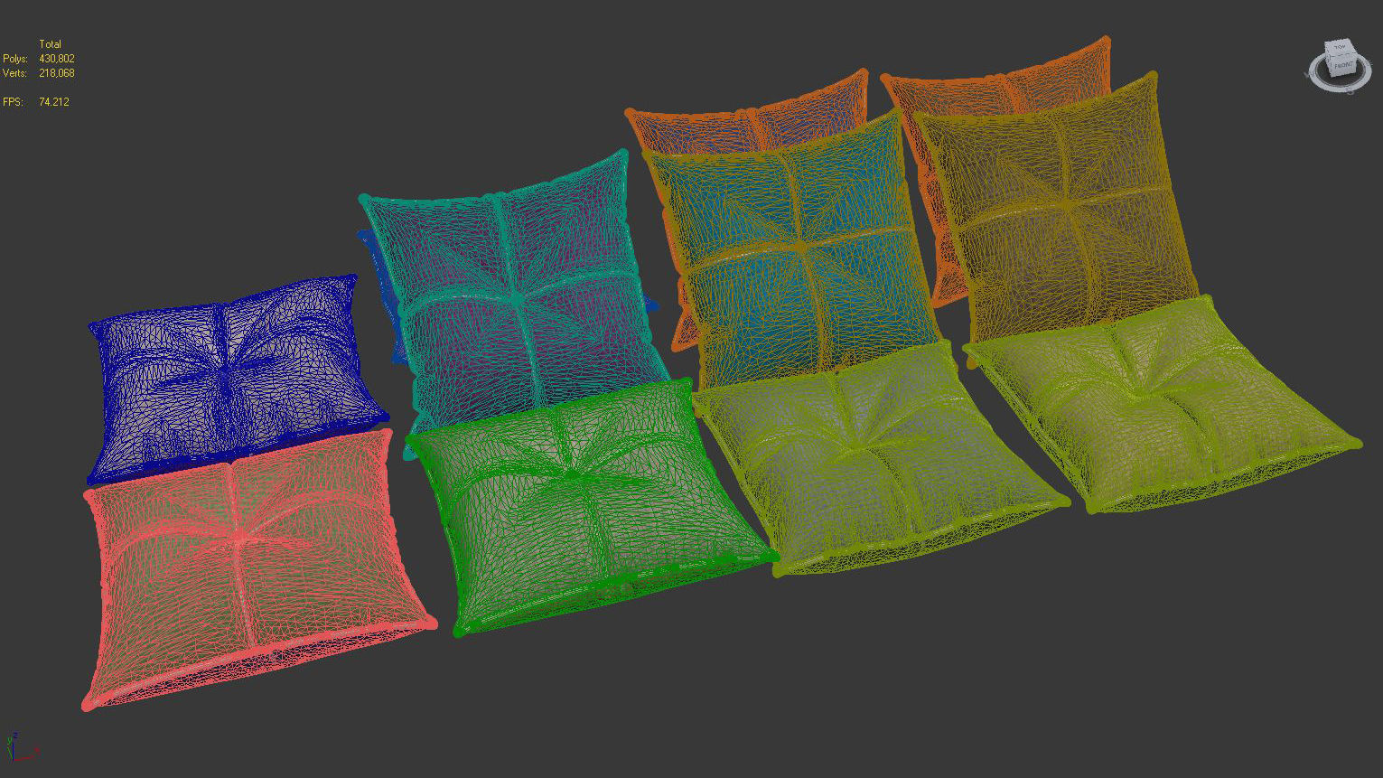 Pillows collection 83 3D model_5