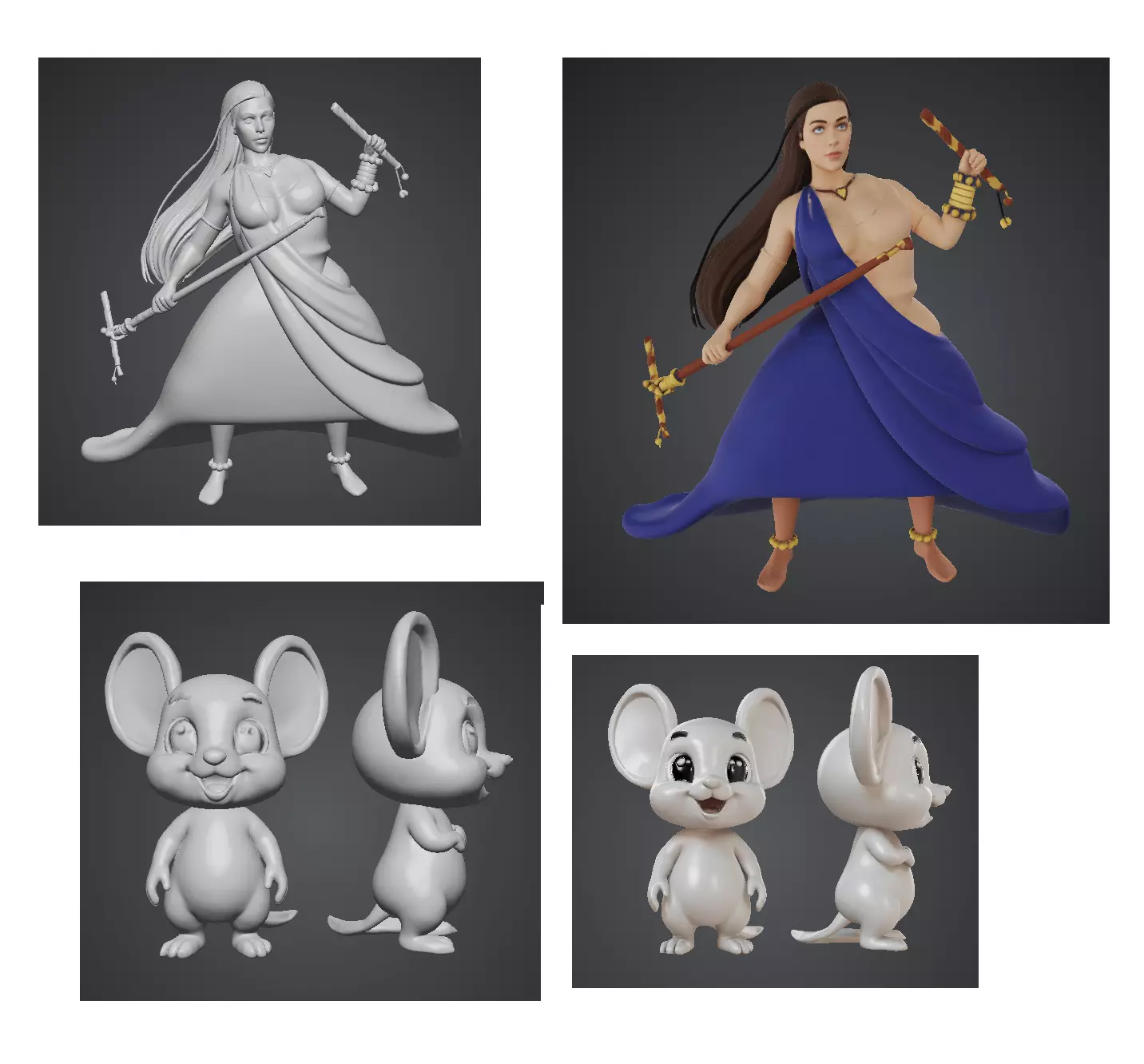 Mouse Free low-poly 3D model