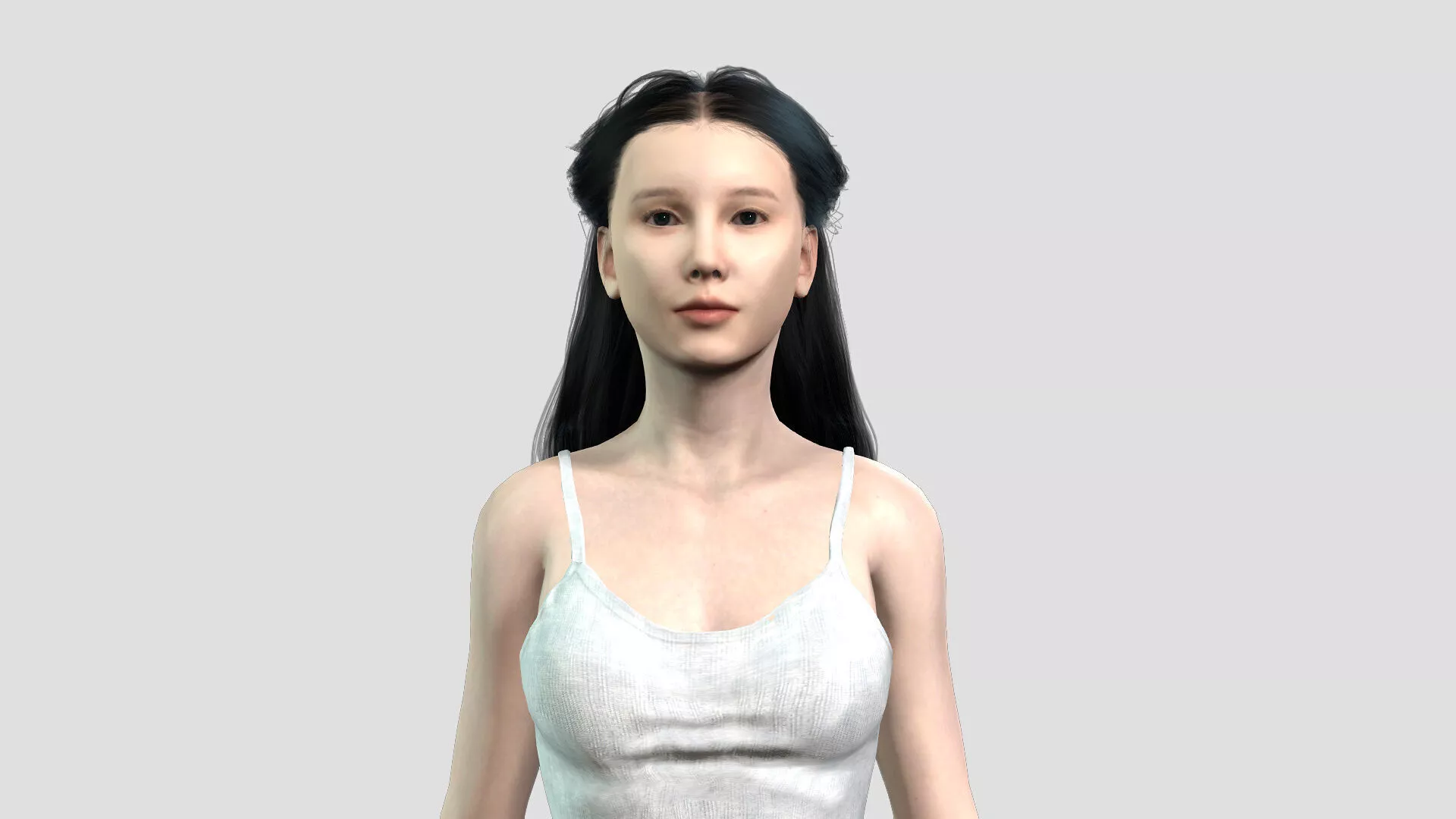 High Quality Female Character 3D model