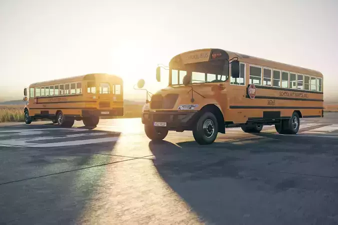 School Bus 3D model