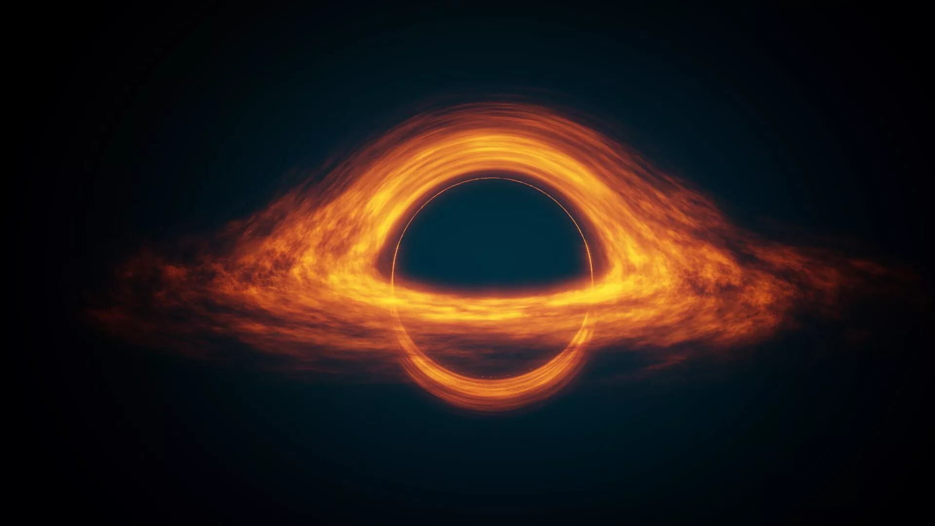 Supermassive Black Hole Accretion Animated For Blender 3D model