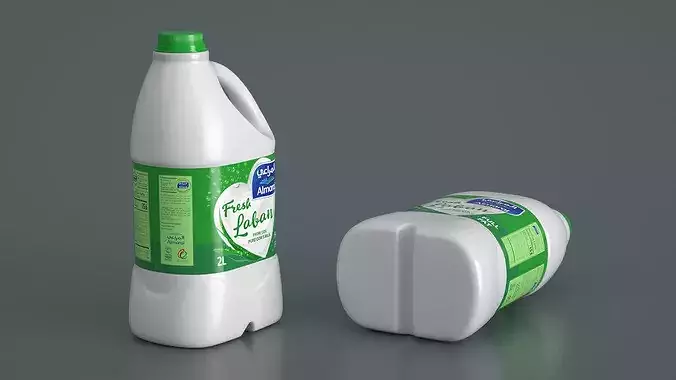 Almarai Fresh Laban Full Fat 2L 3D model