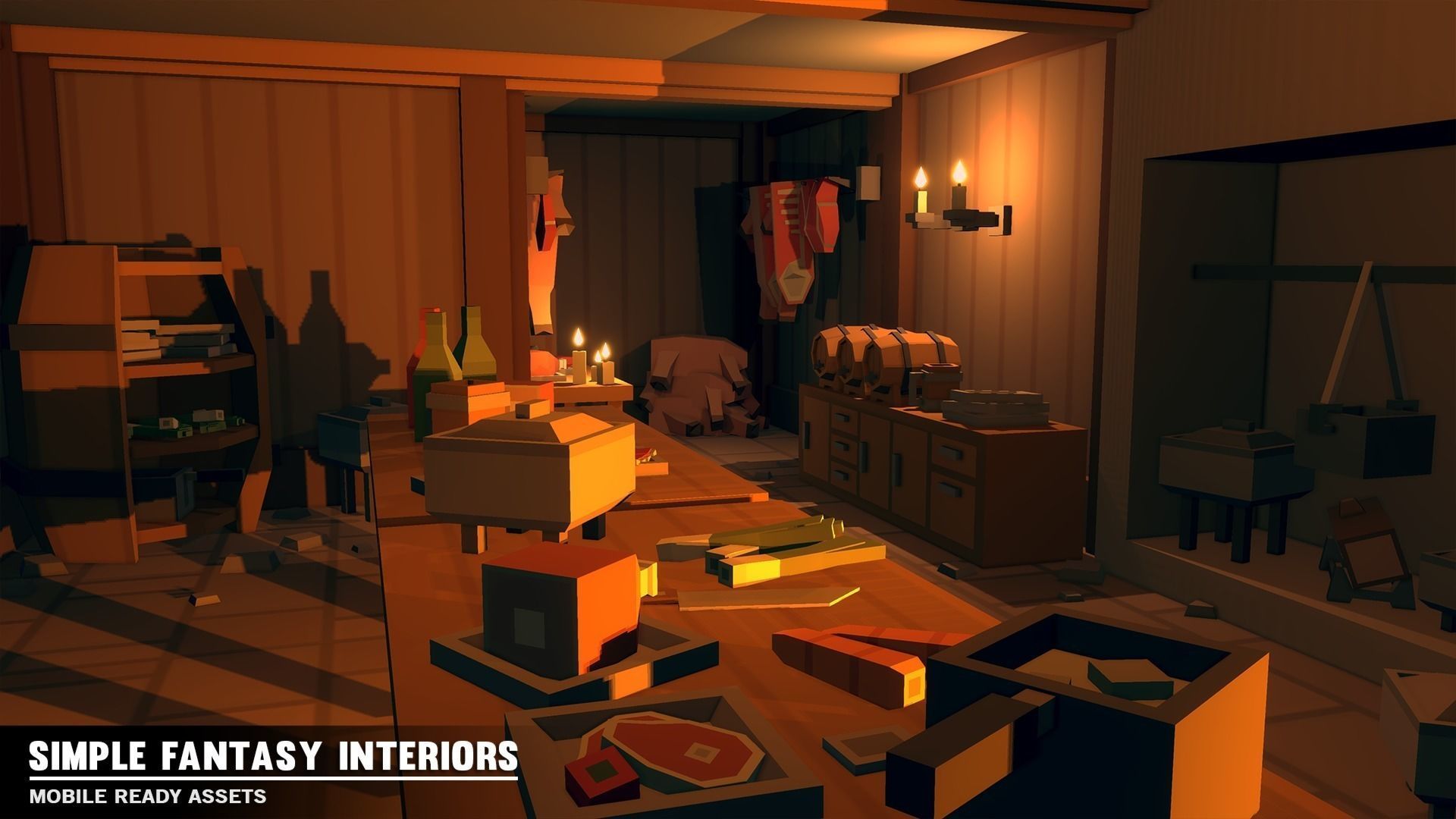 Simple Fantasy Interiors - Cartoon Assets Low-poly 3D model_6