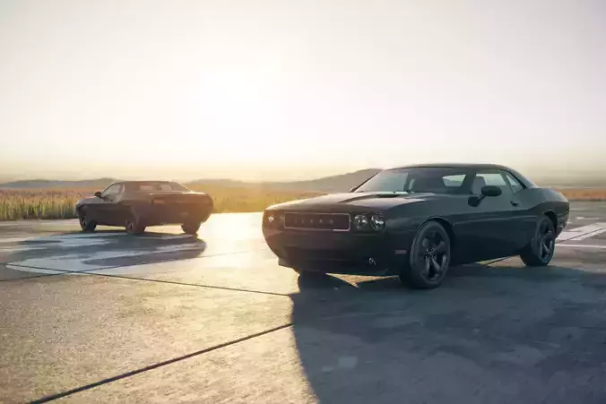 American muscle car unbranded