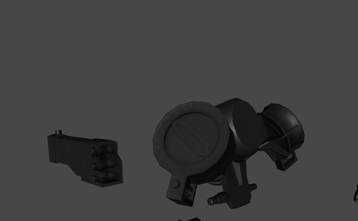 Vertical Maneuvering Equipment from Attack on Titan 3D model_2