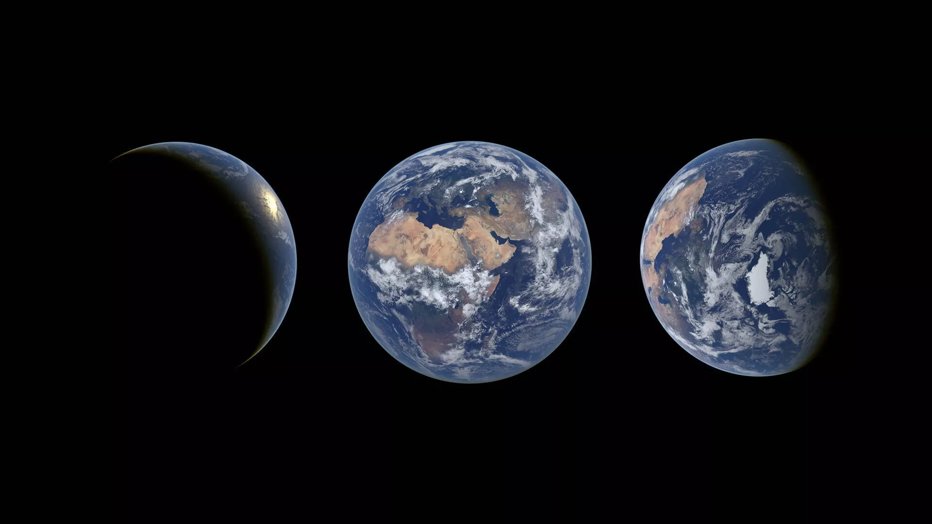 Volumetric Planet Earth 21K For Blender 3D model