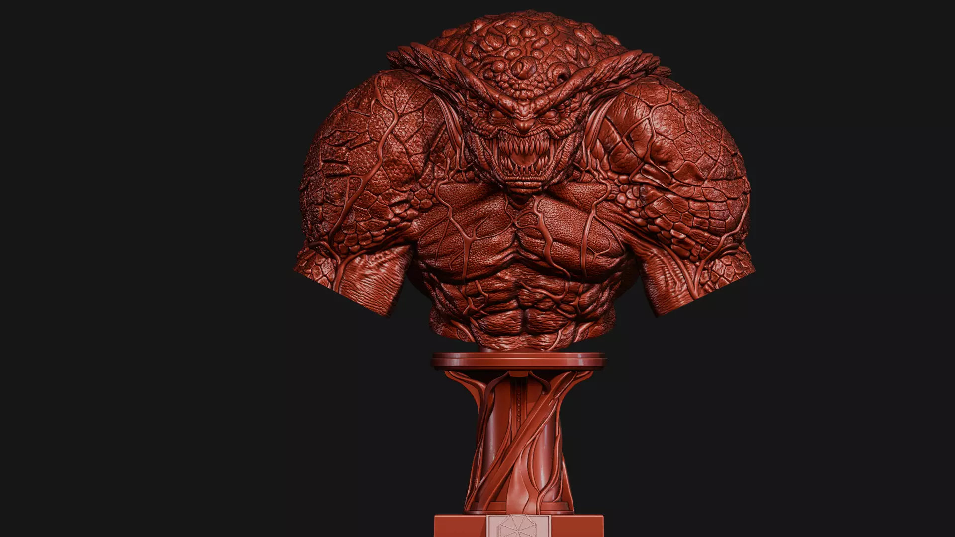 RESIDENT EVIL hunter alpha bust 3D print model