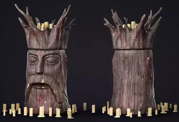 Wooden Totem 10