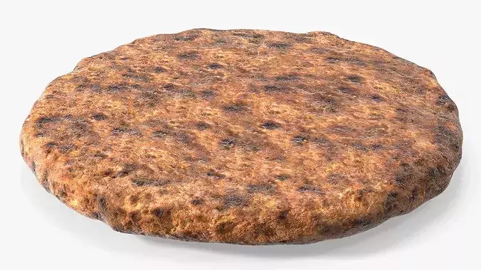 Grilled Beef Burger Patty 3D model 3
