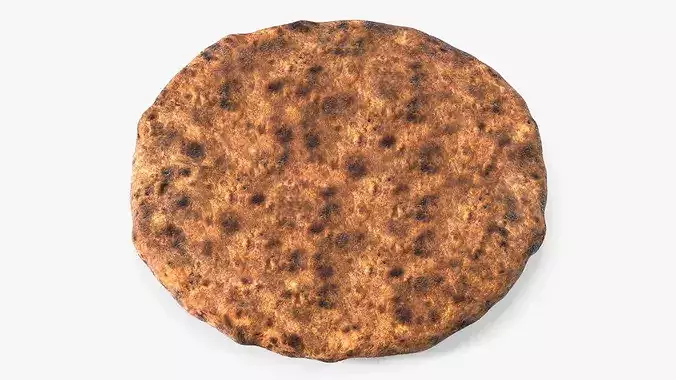 Grilled Beef Burger Patty 3D model