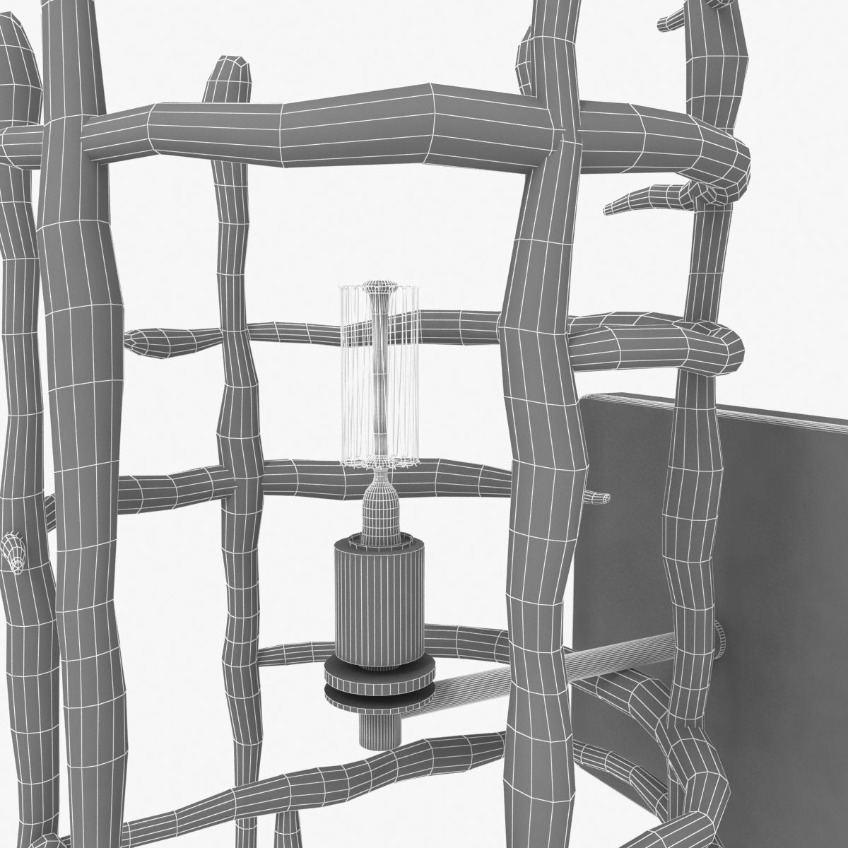 Custom made stalactite style chandelier and sconce 3D model_15