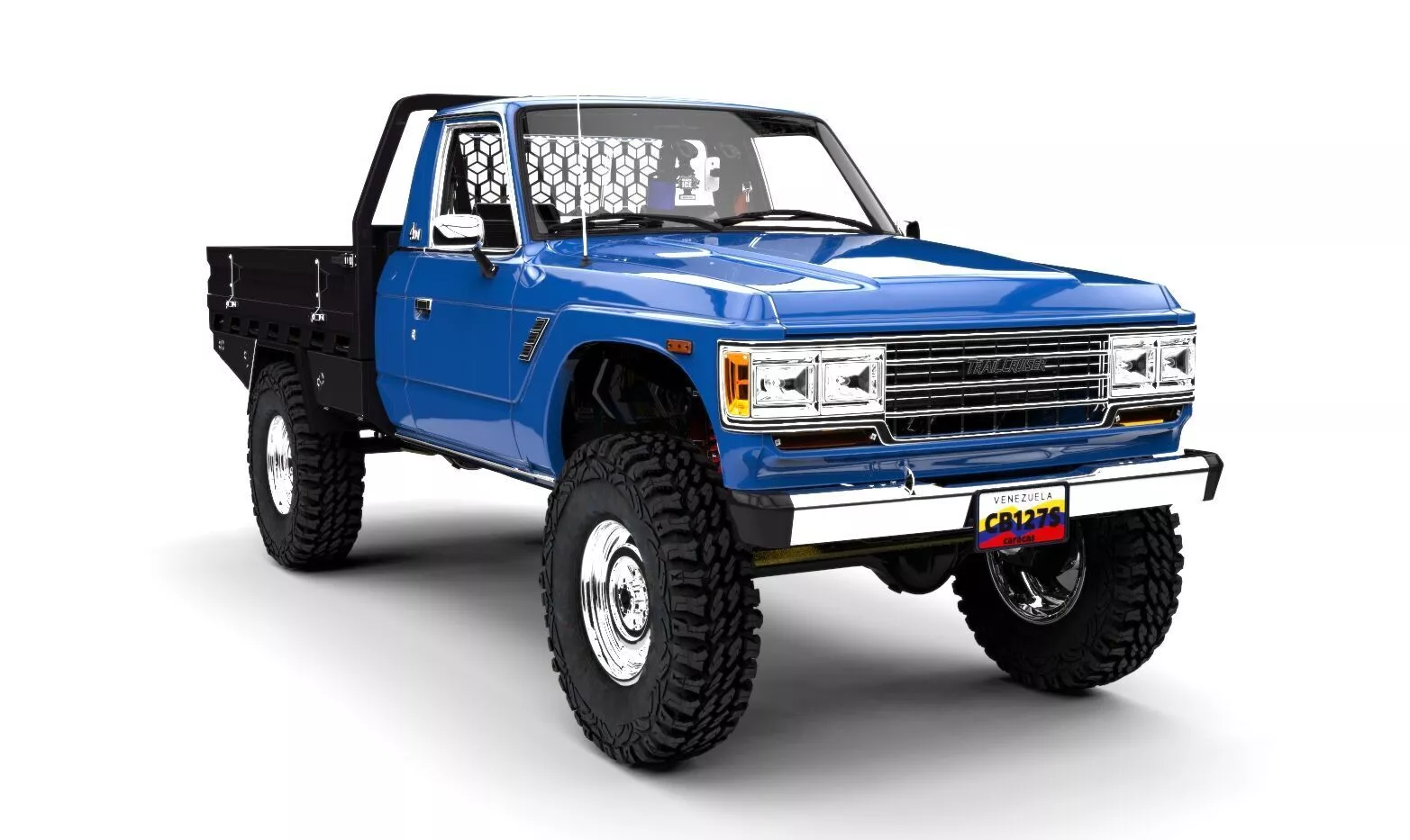 TOYOTA TRAIL CRUISER J88 3D Low-poly 3D model