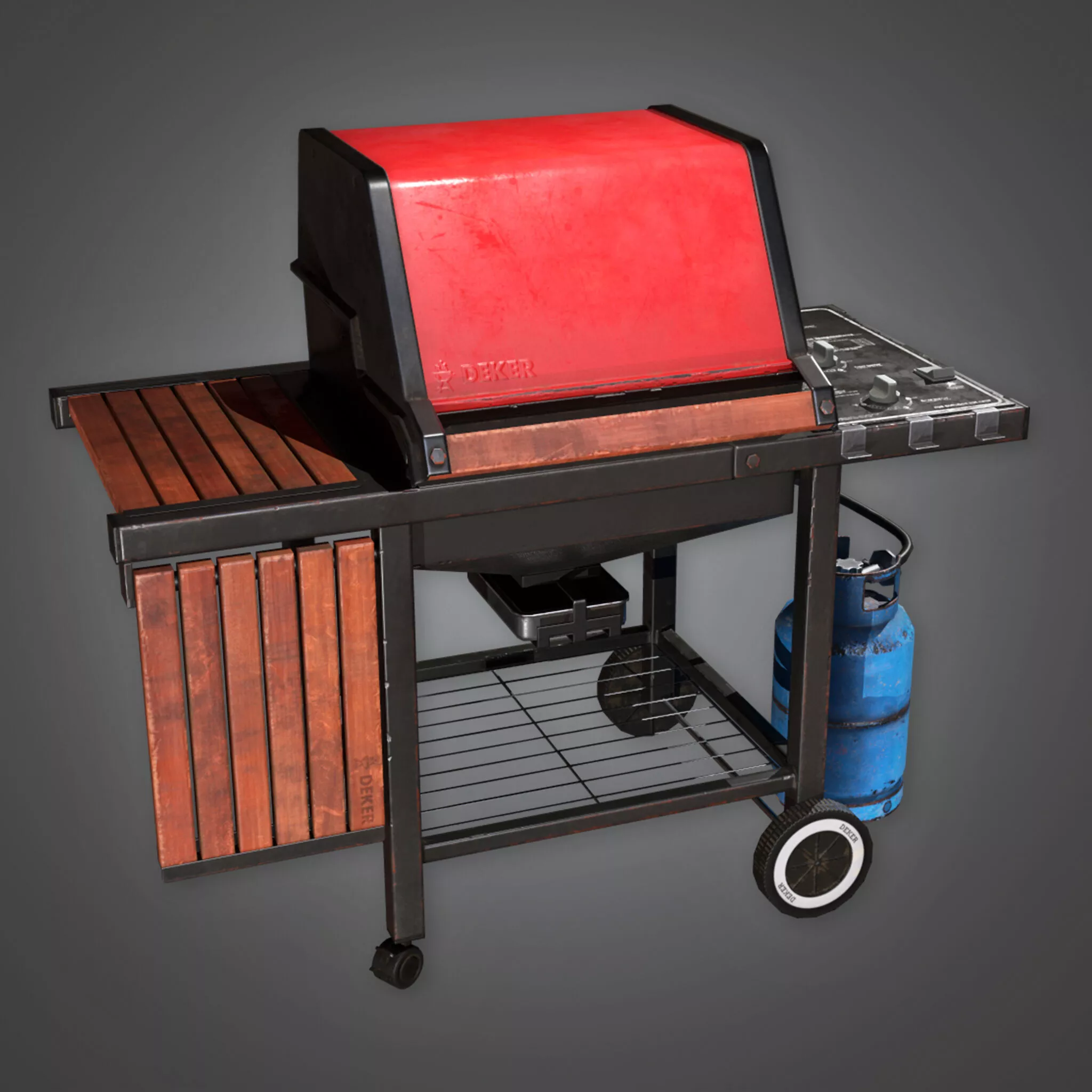 DEKER BBQ Grill Station AAA Free 3D print model