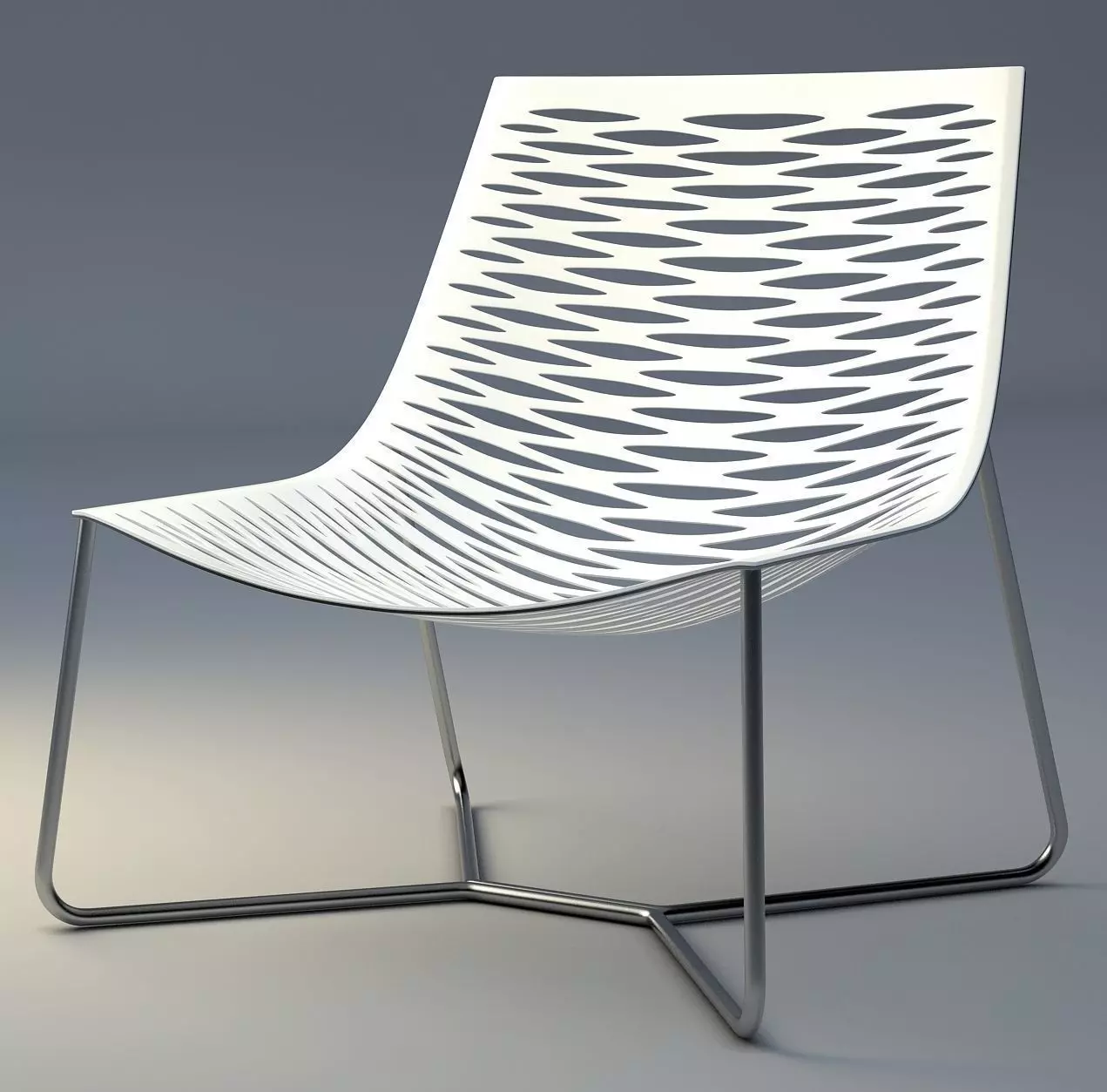York Lounge Chair Low-poly 3D model