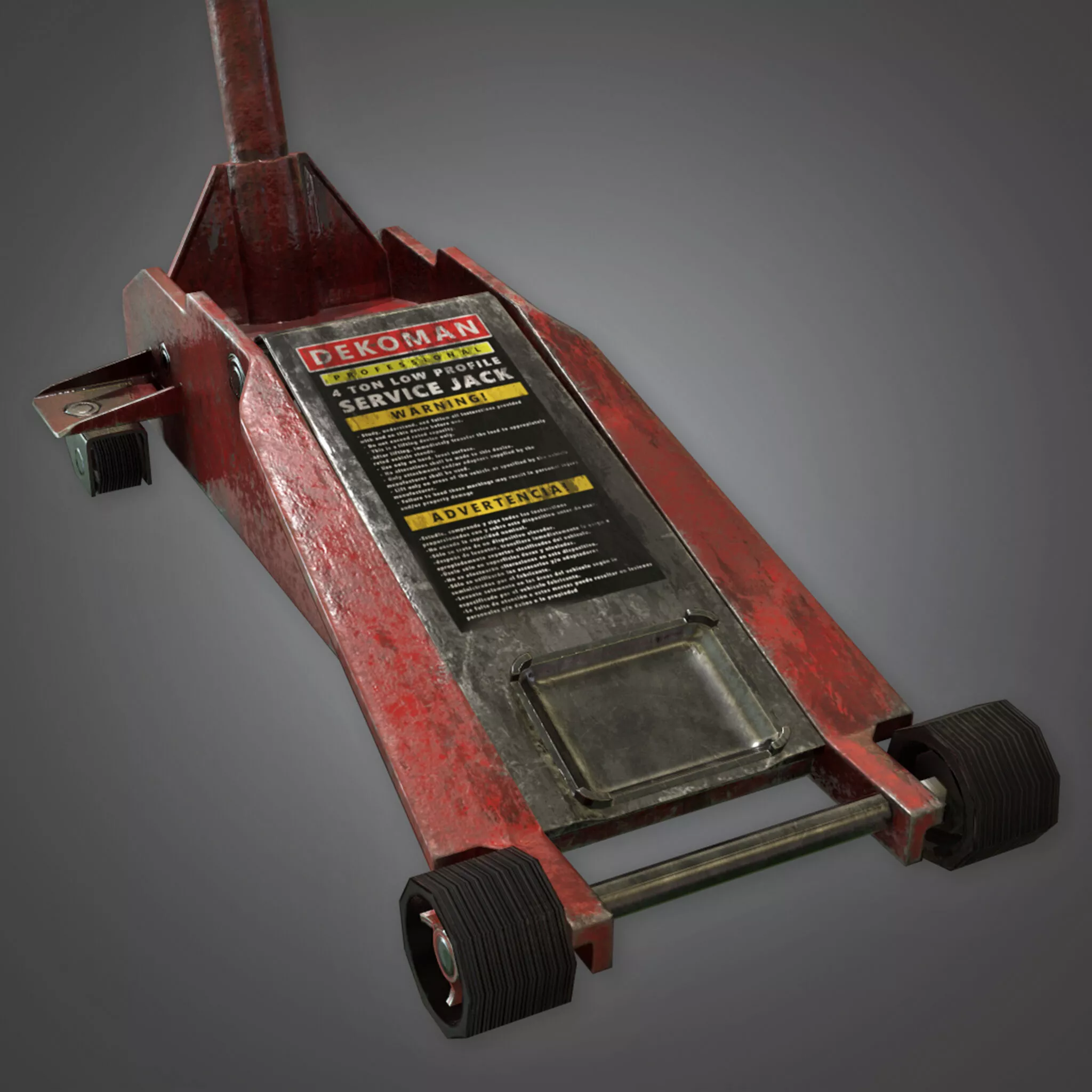 DEKOMAN 4 Ton Hydraulic Floor Jack - Low Profile Service Free 3D print model
