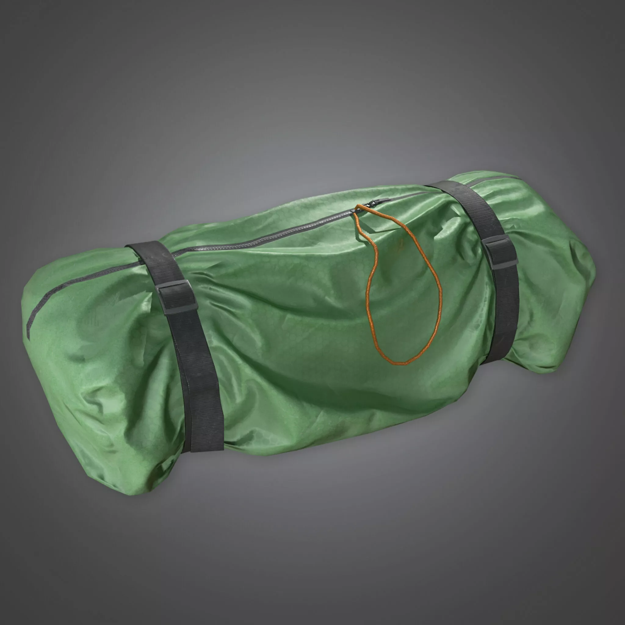 aterproof Camping Duffel Wilderness Survival Gear Loot Asset 3D print model