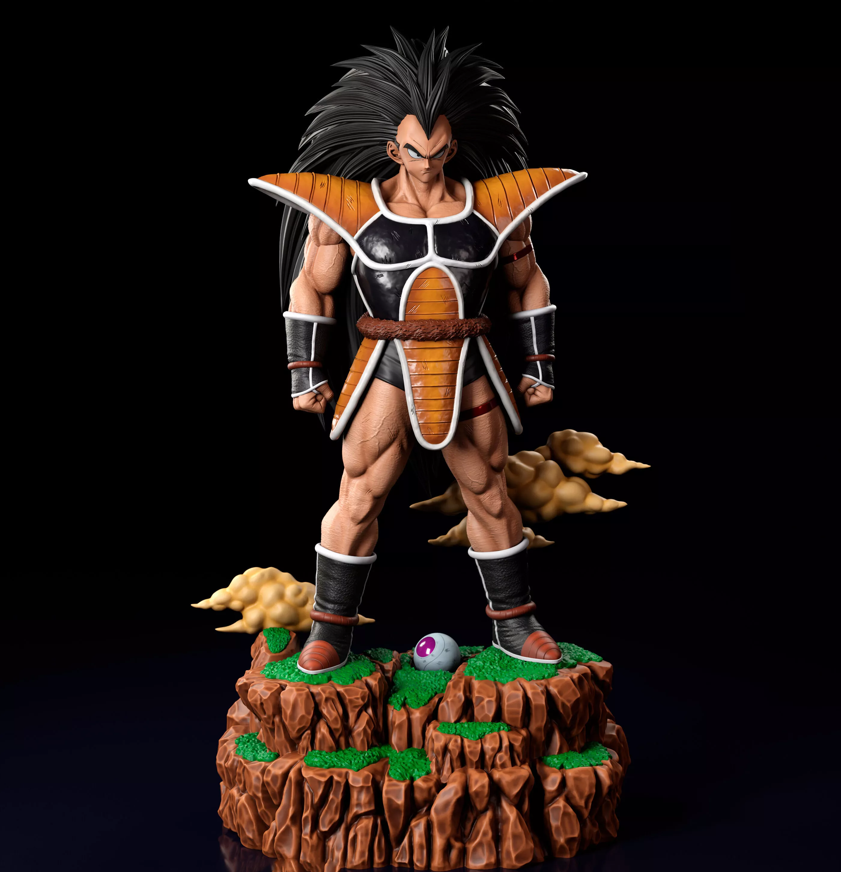 Raditz Saiyan Dragon Ball Z 3D print model