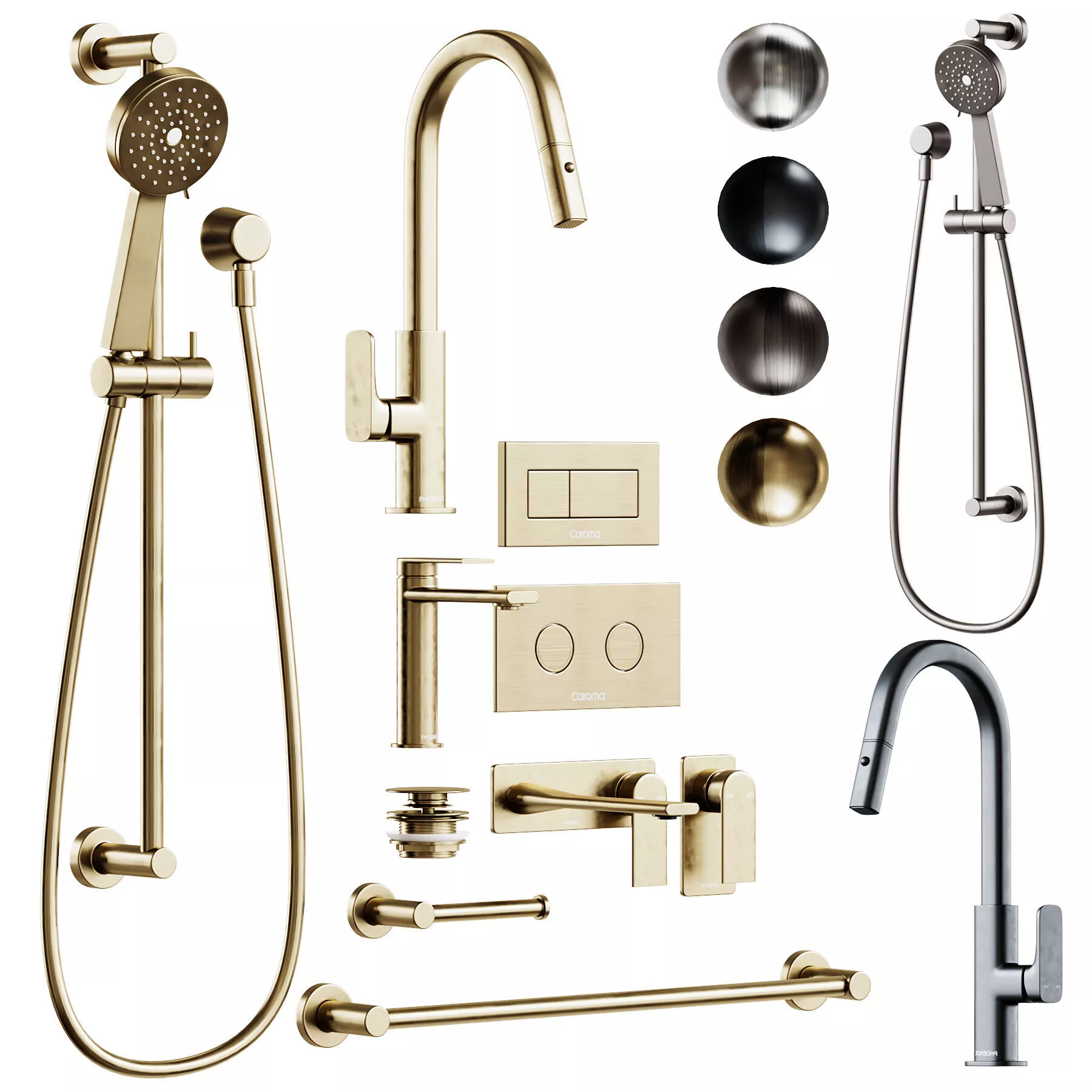 Showers 3D model