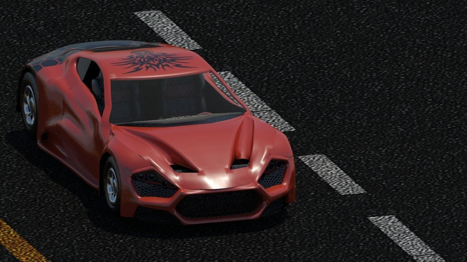Zenvo TS1  3D model