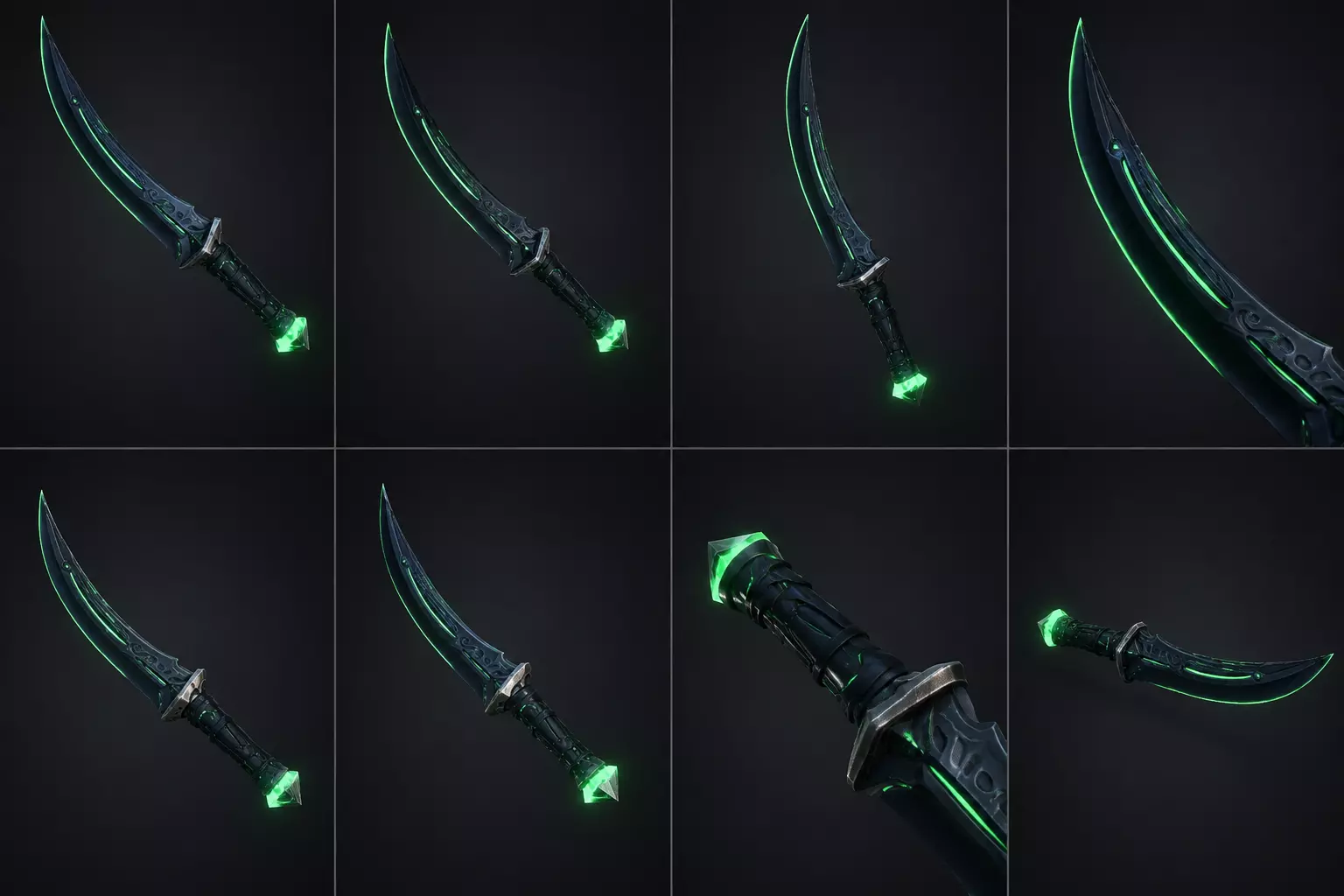 Void Emerald Low-poly 3D model