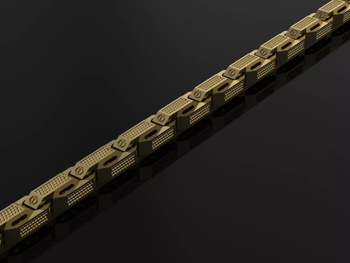 Chain 3D Model Jewelry Gold Luxury 3D print model