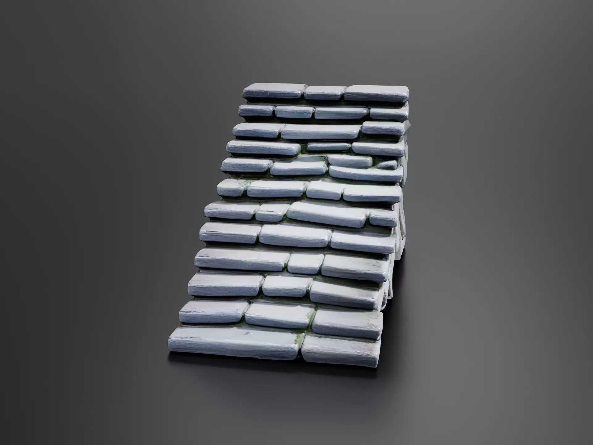 Old Stone Stairs 03 3D print model