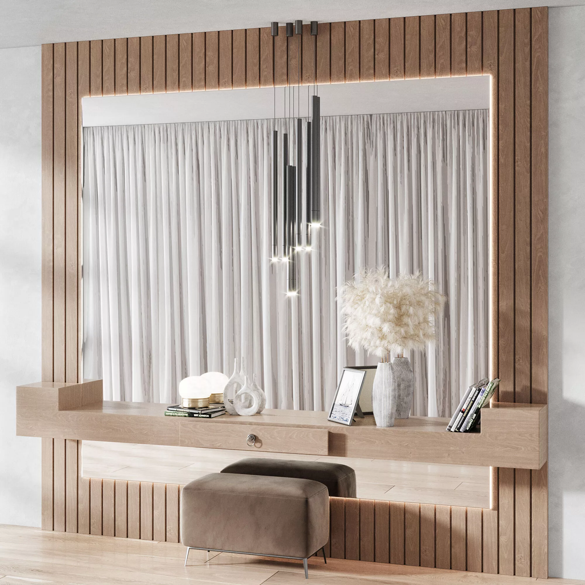 Hallway Set 3D model