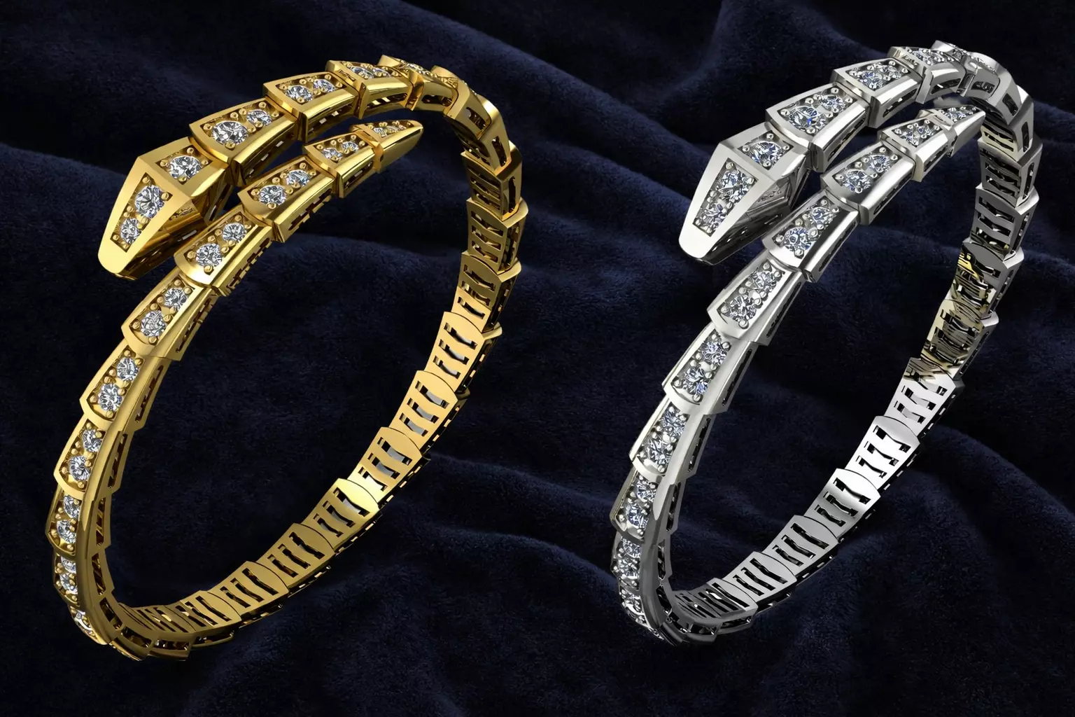 Snake Bracelet Brand Jewelry 3D print model
