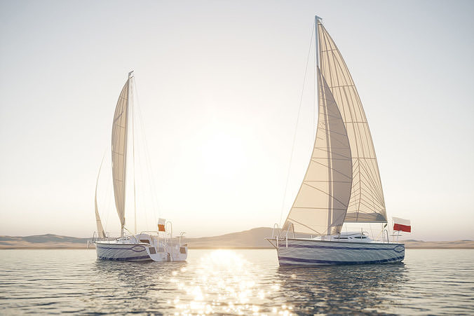 Sailboat 3D model