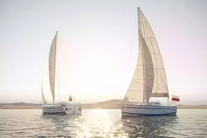 Sailboat 3D model