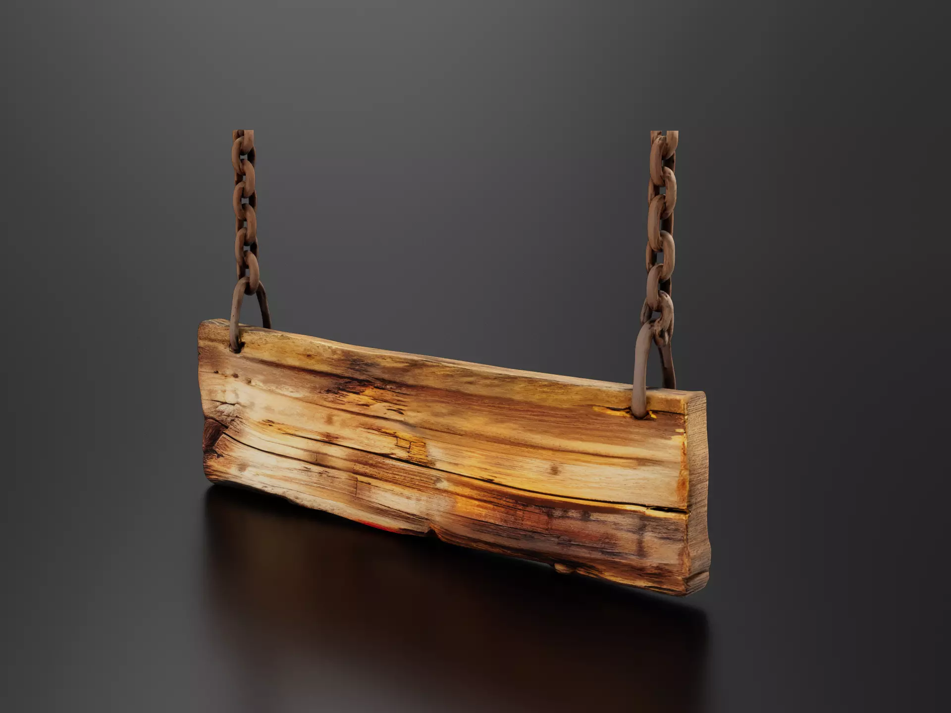 wooden directional 04 3D print model
