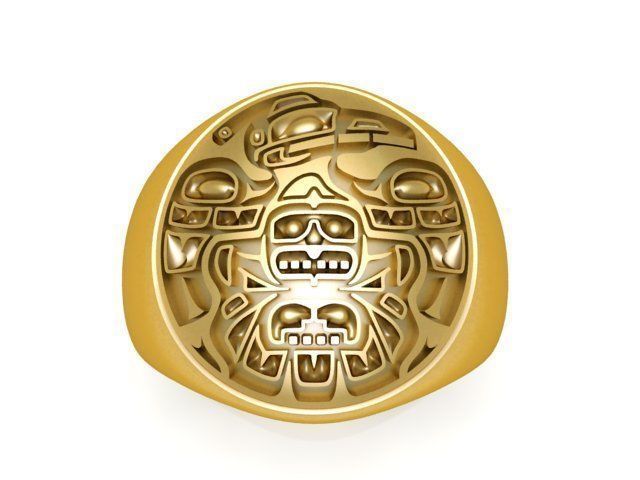 Ring R0002 3D print model_1