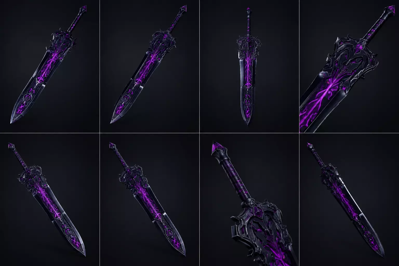 Cursed Greatsword Low-poly 3D model