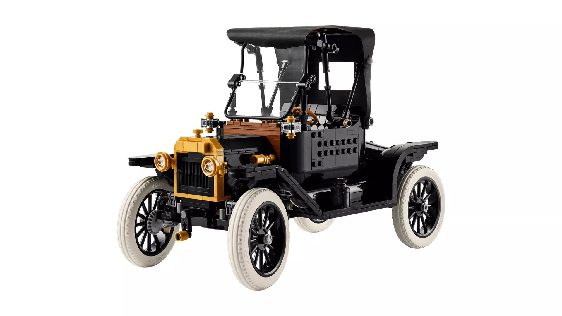 TwindBricks3D - 11376 Retro Early 1900s Touring-Car 3D Model 3D print model